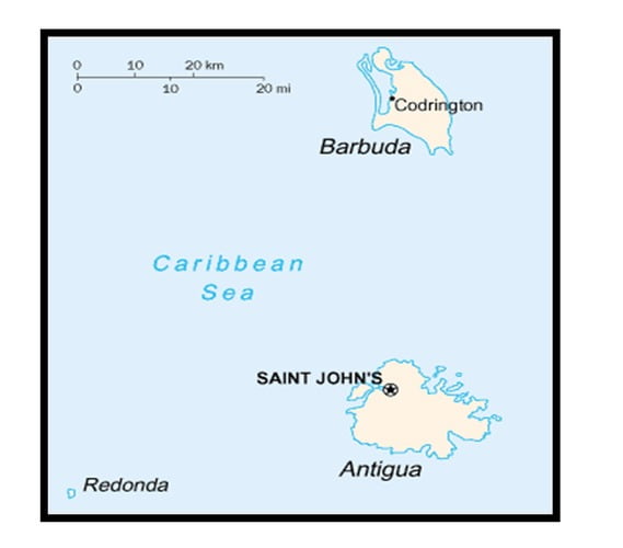 Antigua and Barbuda Map, facts about Antigua and Barbuda factoza.com